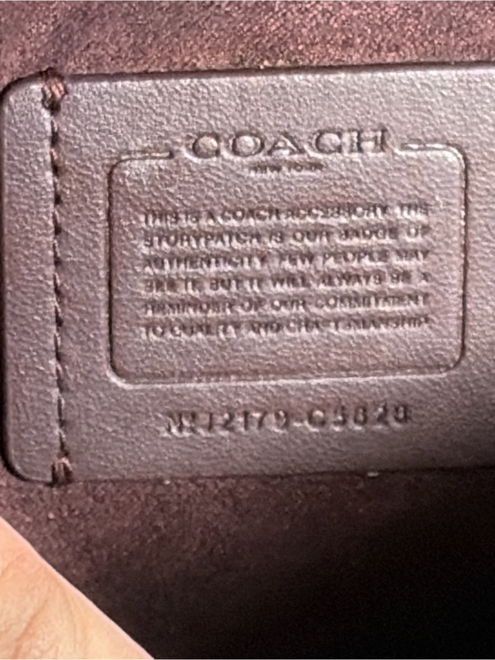 Coach C5826 Black Mini Brynn Bag Pebbled Leather Gold Hardware - Picture 9 of 9